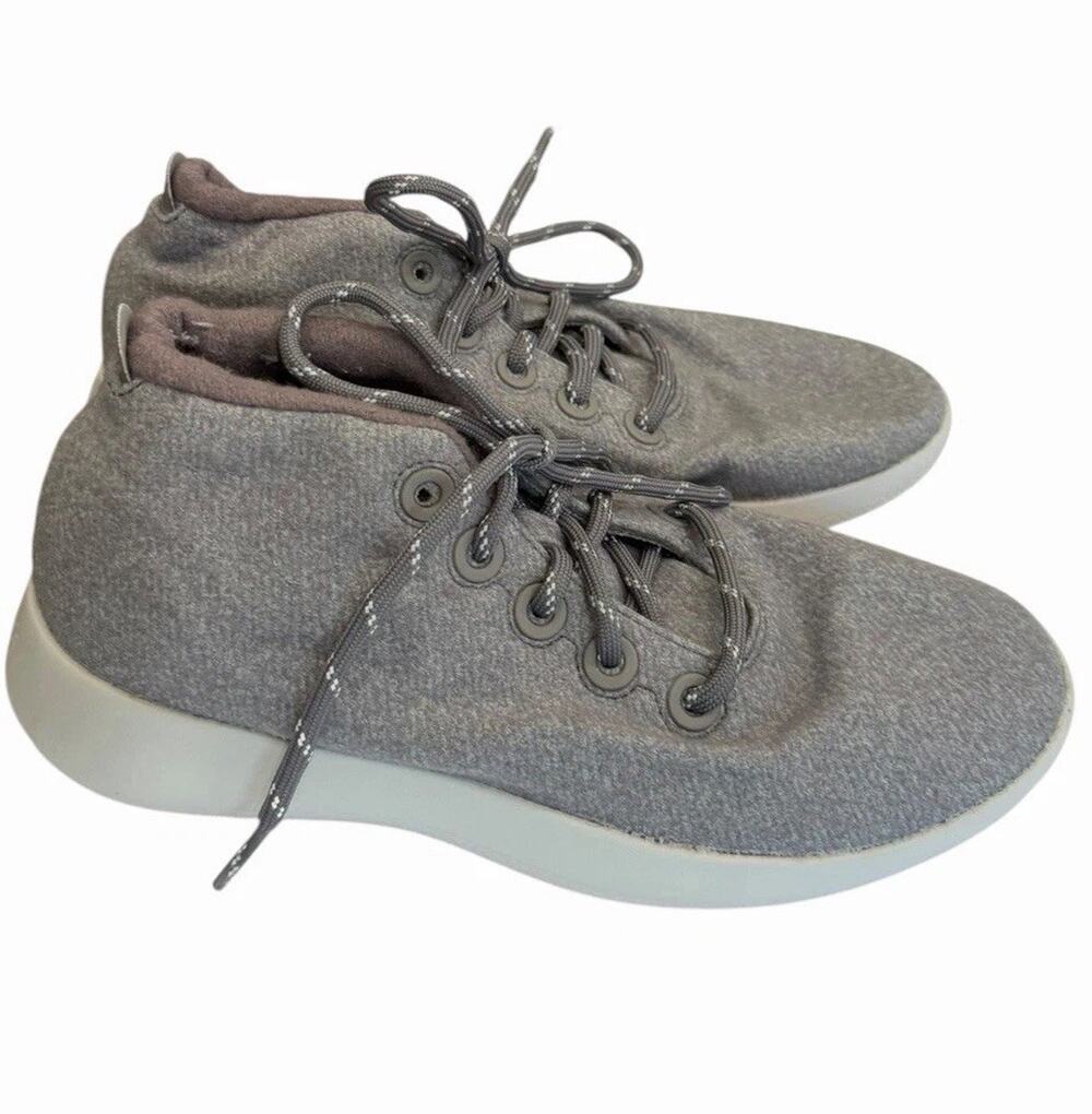 Allbirds Wool Runner-Up Mizzle Gray Sneakers Women's 10 Merino Wool